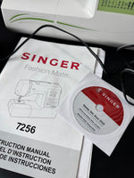 Singer Fashion Mate 7256 Sewing Machine with Foot Pedal (WORKS)