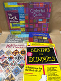 (F) Lot Of 6 Quilting And Sewing Books