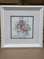 (E) Floral Print by Barbara Mock; Signed