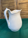 Royal Patent Ironstone White Pitcher