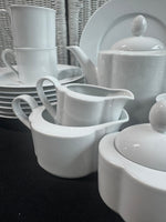 34-Piece Villeroy & Boch Switch 1 White Porcelain China Set