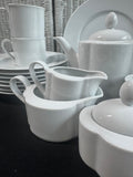 34-Piece Villeroy & Boch Switch 1 White Porcelain China Set