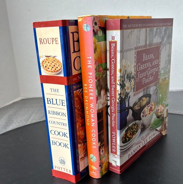 (G) Trio of Country Style Cookbooks