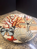 Pottery Barn Large Coastal Curiosities Platter