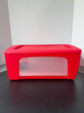 Aero Housewares Plastic Stackable Ornament Storage Drawer with Ornament Hooks
