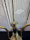 Lightweight Brass Tone Vintage Metal Plant Stand