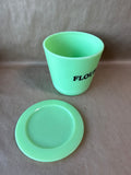 McKee Uranium Jadeite Flour Canister GLOWS