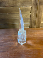 Hand Cut Glass Perfume Bottle