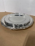6 Piece Heavy Pewter Plates