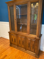 Staunton Pecan Finish China Hutch