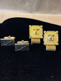 Pair of Gold Tone Cuff Links