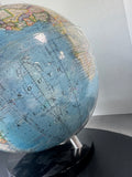 National Geographic 1976 Large Vintage Globe with Geometer