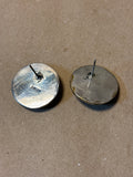 Round Sterling Earrings - no backs