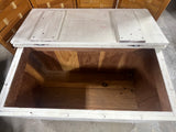 Antique Painted Trunk on Casters