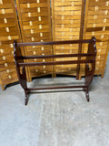 Cherry Tone Quilt Rack with Heart Cut Outs