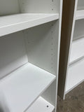Ikea Pair of Billy Style Bookcases, Particle Board/Adjustable Shelves