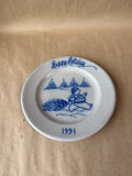 Salmon Falls Stoneware Pottery Holiday Plate