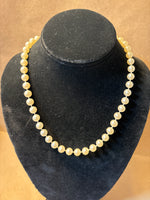 Faux Pearl Necklace - A