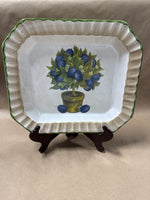 Ceramic Due Torri Grape Tree Platter READ DESCRIPTION