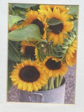Pottery Barn Frame with Sunflower Photo