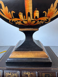 Chelsea House Style Heavyweight Neoclassical Urn on Book Stack Table Lamp (WORKS) AS IS (READ DESCRIPTION CAREFULLY)