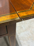 Baker Pair of Drop Leaf End Tables with Drawer