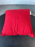 America Embroidered & Embellished Throw Pillow
