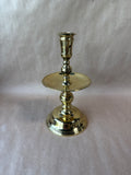 Virginia Metalcrafters Colonial Williamsburg Solid Brass Candlestick Holder With Wax Catcher (D)