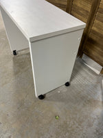 Particle Board Petite Desk on Casters