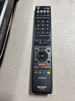 52” Sharp Aquos TV with Remote