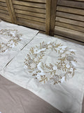 Pottery Barn Wreath Pillow Covers - Pair // 2 Pairs Available // PRICED INDIVIDUALLY