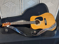 Goya Dreadnaught G-3 Acoustic Guitar with Strap & Hard Case