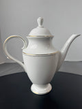 Lenox Federal Gold Fine Bone China Coffee Pot with Lid