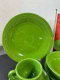 (E) Homer Laughlin Fiestaware 5-Piece Shamrock Place Setting in Box