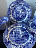 16-Piece Spode England Italian Blue China