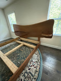 Hand Crafted Live Edge Wood King Bed with Integrated Side Tables***HEAVY ITEM***READ DETAILS ON PICK UP POLICY***