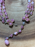 Multi-Strand Pink Necklace