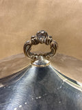 Ornate Heavy Silver Plate Ice Bucket With Handles