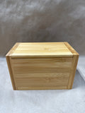 (B) Wooden Index Card Holder // 3 Available // PRICED INDIVIDUALLY