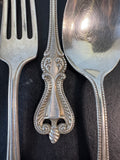 24-Piece Mermod Jaccard & King Co. Sterling Silver Monogrammed Flatware