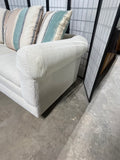 Sealy "Throw Back to the 80's" Loveseat, cream color***HEAVY ITEM***READ DETAILS ON PICK UP POLICY***