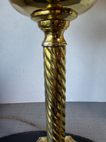 R. Ditmar Lightweight Brass Converted Oil Lamp (WORKS)