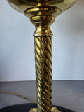 R. Ditmar Lightweight Brass Converted Oil Lamp (WORKS)