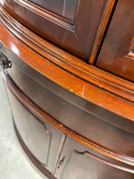 Drexel Corner Cabinet on Casters with Key