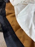 Pair of Chris Madden Gold Grommet Panels with Black Trim