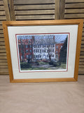 Town Square Morning Print by Barry Richardson; Signed & Numbered (253/950)