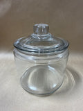 Small Clear Glass Apothecary Jar