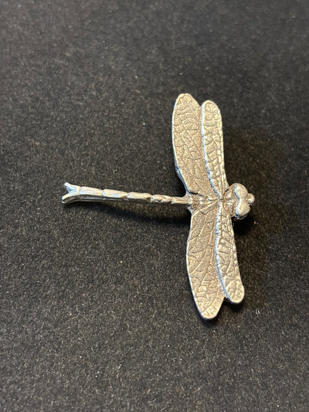 Silver Tone Dragonfly Pendant