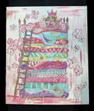 Liesl Long Princess In Bed Whimsical Embellished Canvas Print