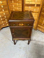 Antique Night Stand with Inlay